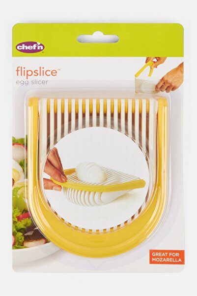 Chefn Flipslice Egg Slicer Yellow/White