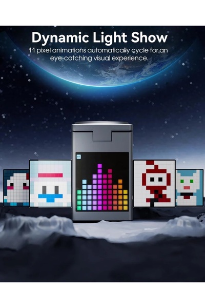 AUXITO 6-in-1 Wireless Charging Station — 5/7.5/10/15W, Bluetooth Speaker, Digital Clock