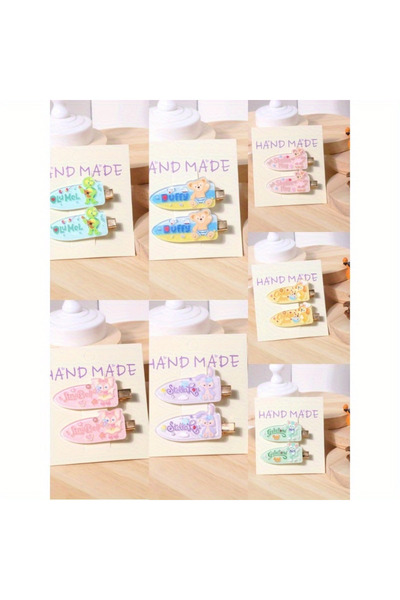 Generic Cute Cartoon Acrylic Hair Accessory for Girls, Princess My Melody, Ku...