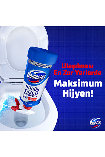 Domestos Köpük Gücü Köpük Çamaşır Suyu Kar Beyazı 450 ml x1