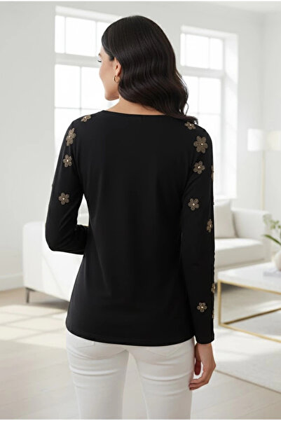 AZRA BUTİK Papatya Gold Stone Blouse