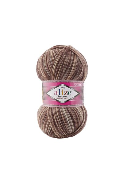 Alize SUPERWASH COMFORT Socks 100gr 420mt El Örgü Ipliği