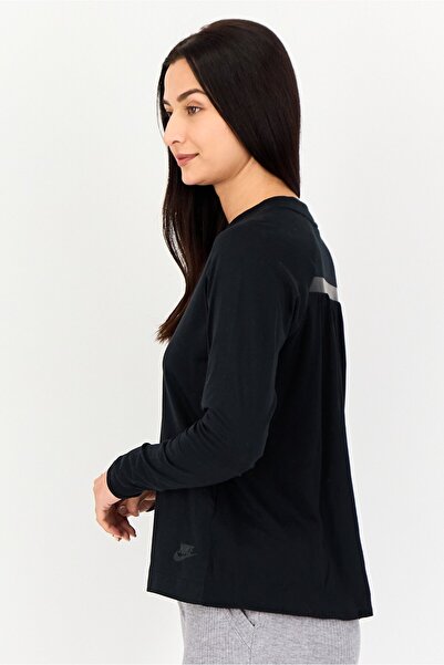 Nike Women Sportswear Fit Long Sleeve Outdoor Top, Black