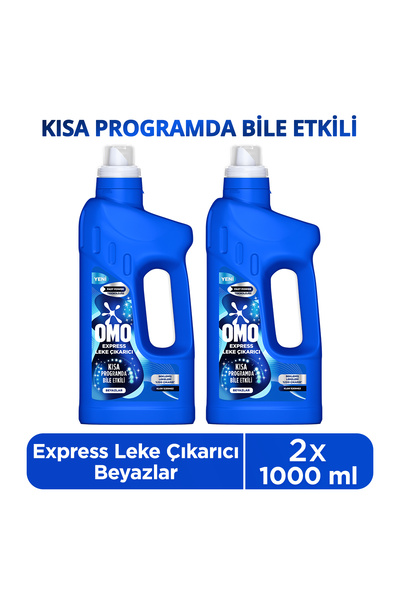 Omo Express Leke Çıkarıcı Beyazlar 1000 ml x2