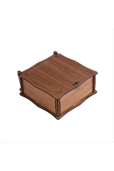 ZERO LAND Mtxdpn Wooden Clamp (114044) Bracelet Box-Brown