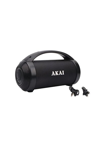 AKAI Portable speaker, Bluetooth 5.0, modern design, 6.5W, FM Radio, USB, black
