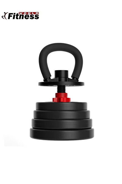 Fitness World Fitness World Dumbbell and Round Weight Plate Holder Handle