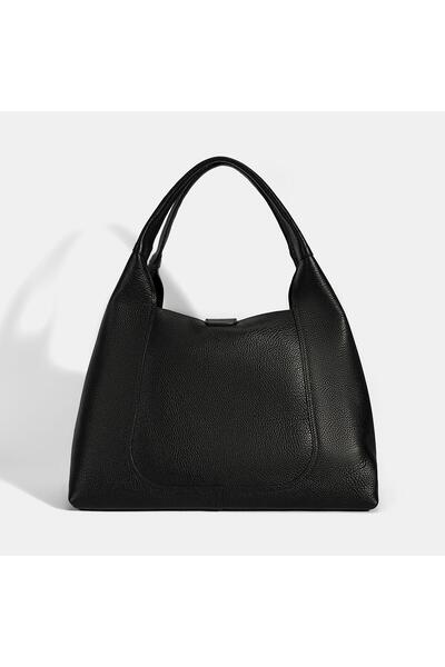 Desa Women's Black Wallet Leather Shoulder Bag with Accessories