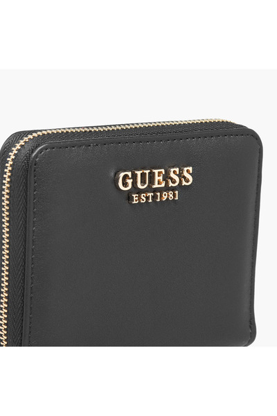 Guess Talent Textured Wallet with Zip Closure