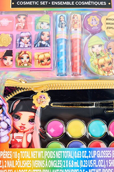 Rainbow High Townley Girl Makeup With Cosmetic Bag Set