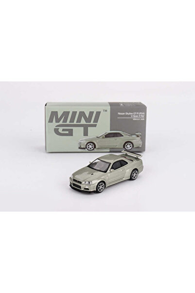 mini gt 1:64 2002 Nissan Skyline Gt-R (R34) Vspec Ii Rhd