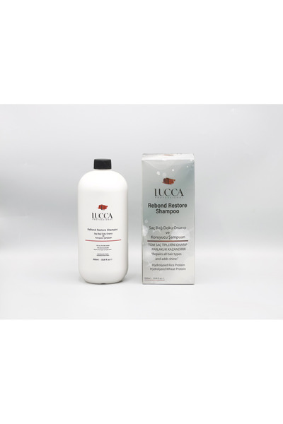 Lucca Cosmetics شامبو ريبوند ريستور لإصلاح وحماية أنسجة الشعر 1000 مل