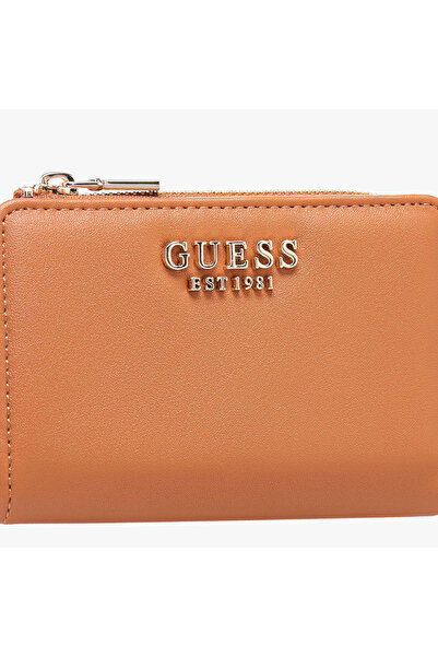 Guess Talent Textured Wallet with Zip Closure