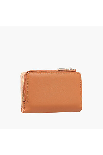 Guess Talent Textured Wallet with Zip Closure