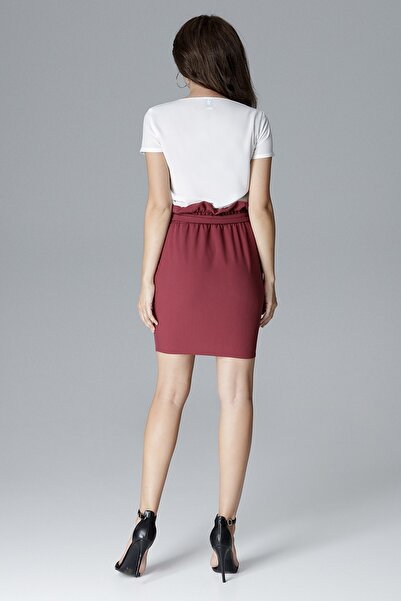 Figl Skirt L019 Burgundy S