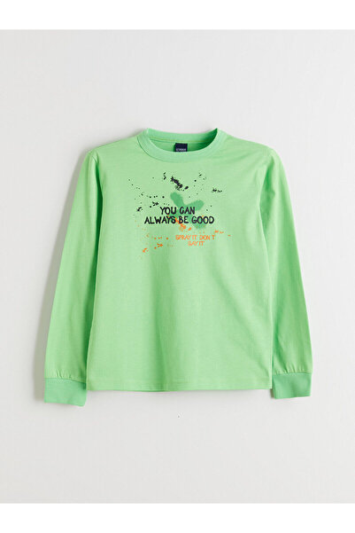 LC Waikiki Пижамен топ с кръгло деколте за момчета