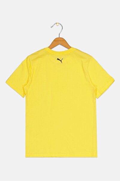 Puma Kids Boy Short Sleeve Outdoor T-Shirt, Yellow