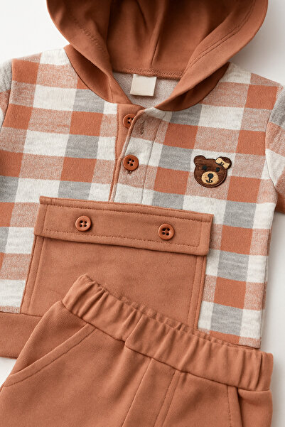 Baby Fou Hooded 2 Piece Set