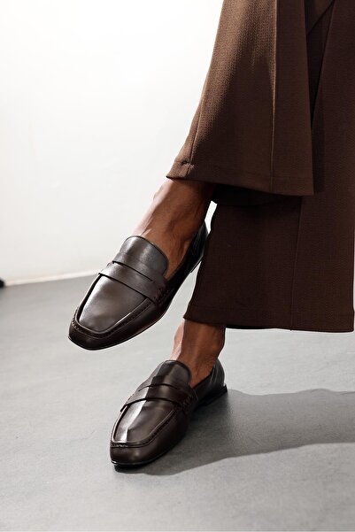 5in1Canpolat Коричневі мокасини 39920