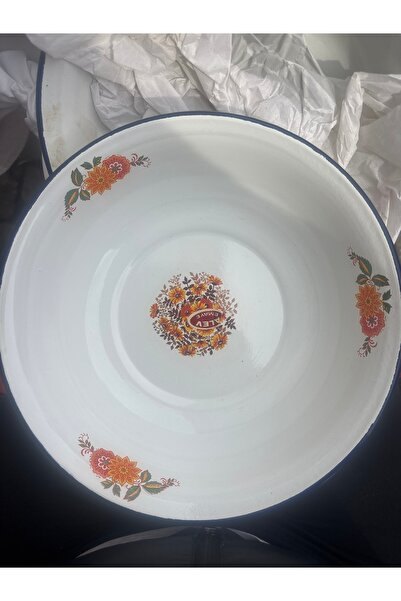 Lavita8987 Nostarji ev mutfak ürünleriAlev Emaye hamur yoğurt kabı 24 cm