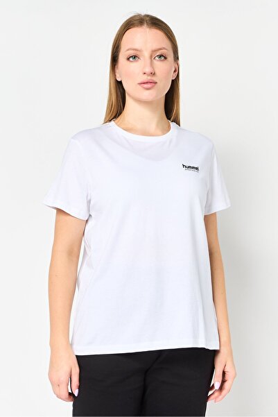 hummel Women Sportswear Fit Short Sleeve Outdoor T-Shirt, White