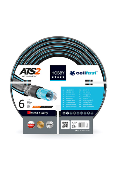 Cellfast Σωλήνας νερού κήπου με επένδυση κατά του τσακίσματος, 50 μέτρα