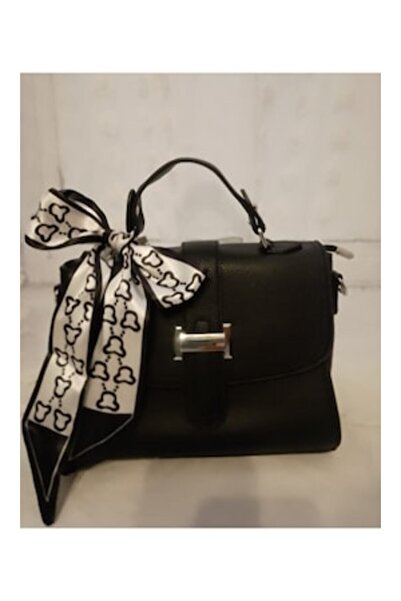 O.M.D SARA-SHOP Women's Handbag / Shoulder Bag, Faux Leather, Black, 23x18x8