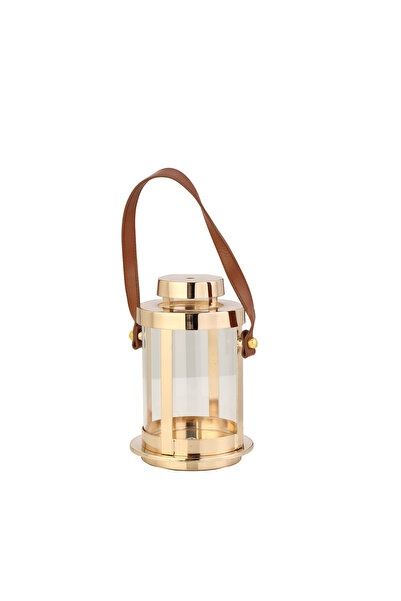 Evdema Vitale Gold Küçük Matara Fener 15*15*23 cm AK.JD0074