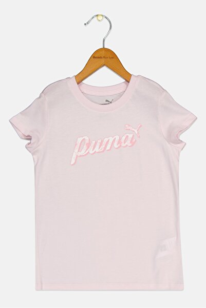 Puma Kids Girl Short Sleeve Outdoor T-shirt, Pink