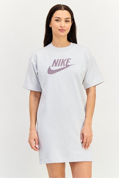 Nike Women Sportswear Short Sleeve Outdoor Dress, Lavender