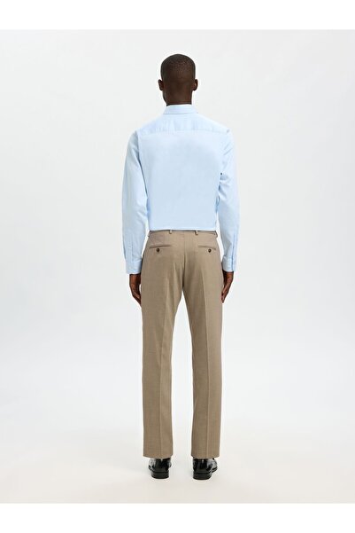 SELECTED Hose Gewebter Wollgemisch