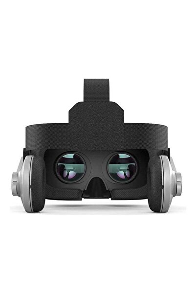 SHINECON سماعة الواقع الافتراضي VR Eye Protected باللون الرمادي/الأسود