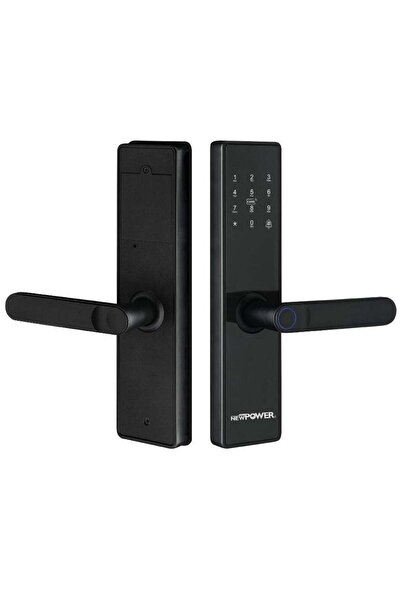 New Power Smart Lock – Fingerprint Door Lock, WiFi Door Lock with 6068 Mortise, Black