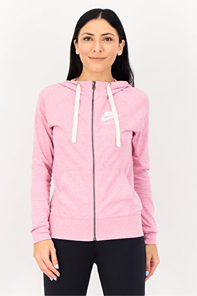 Nike Women Sportswear Fit Long Sleeve Outdoor Hoodie, Pink