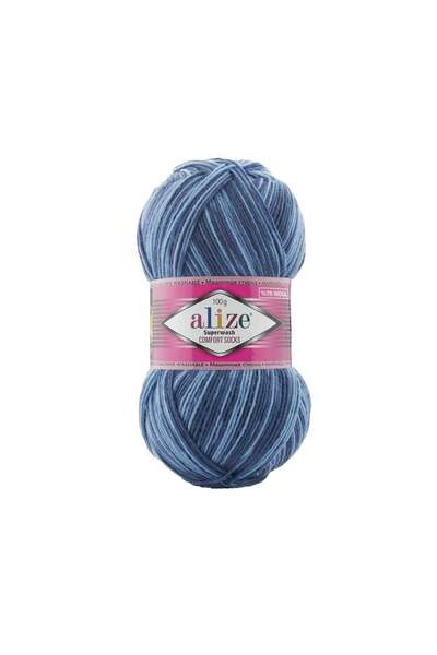Alize SUPERWASH COMFORT Socks 100gr 420mt El Örgü Ipliği