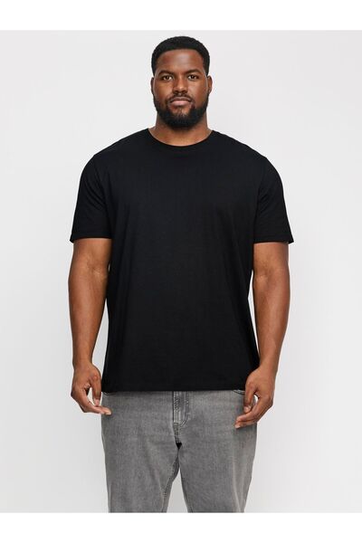 Jack & Jones Plus T-shirt Plus Size Einfarbig T-shirt