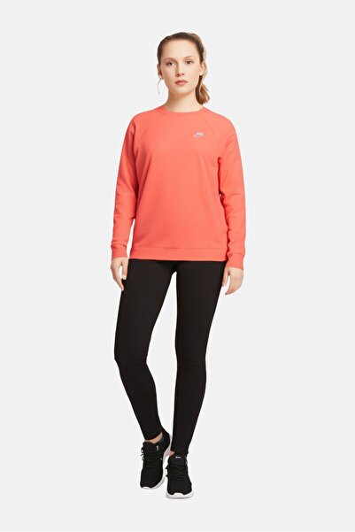 Nike Women Plus Size Long Sleeve Outdoor Sweatshirt, Dark Peach
