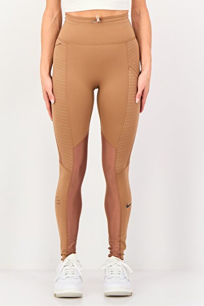 Nike Women Tight Fit Running Tights, Brown