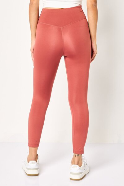 Nike Women Tight Fit Brand Logo Training Tights, Rust