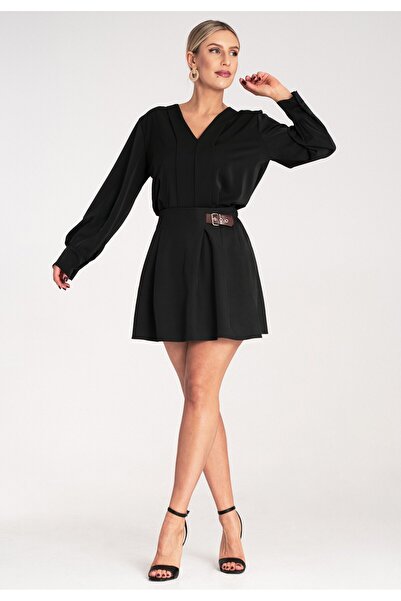 Figl Short skirt - Elegant skirt - Black skirt M1157 size S/M