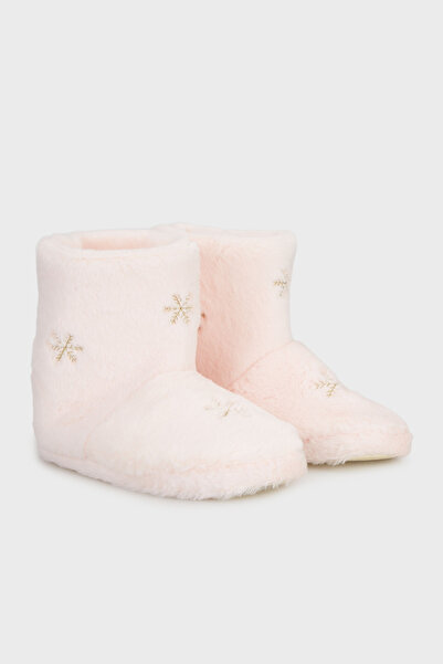 Lela Soft Textured Plush Slippers Panduf 6722004