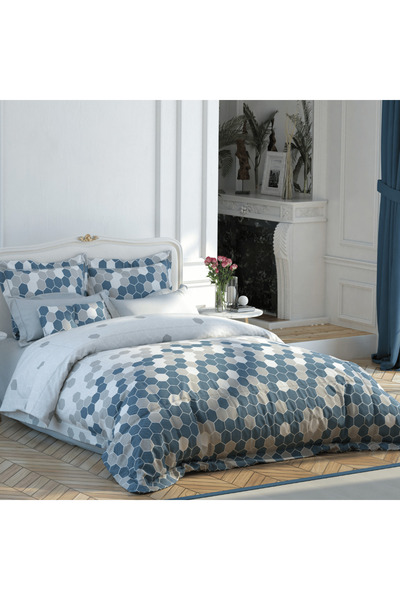 NAKKAŞİ ZARİF Hexagon Aesthetic Bedding Set