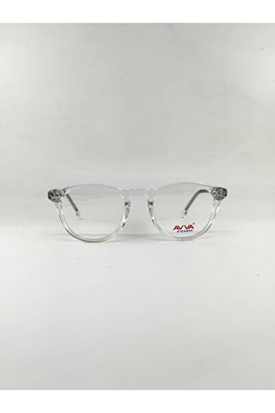 Avva T1001 C6 47-20-140 Unisex Transparent Sunglasses with Clip-On and Anti-Fog