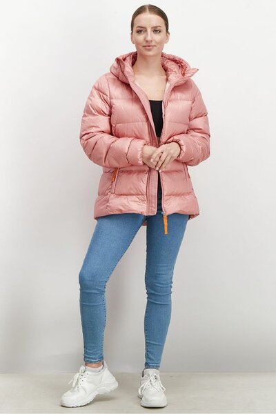 Tchibo Women Quilted Puffer Jacket, Pink