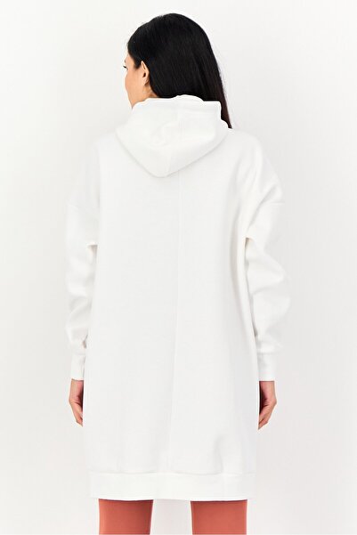 adidas Women Sportswear Fit Long Sleeve Outdoor Hoodie, White