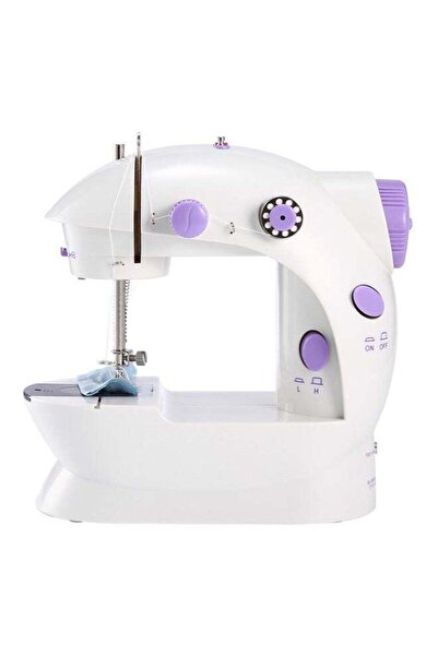 Generic Portable Mini Sewing Machine H32520-US White/Purple