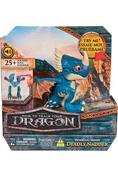 Dreamworks Dragons Interactive 9 cm Dragon Figure – 25+ Sound Effects, Touch Sensor