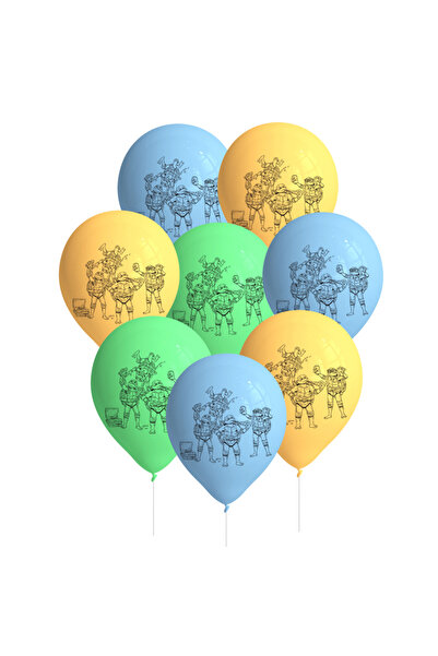 BEENsmile Set 8 baloane latex Teenage Mutant Ninja Turtles 28 cm