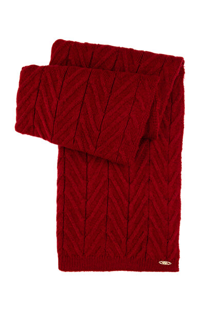 U.S. Polo Assn. Women's Dark Raspberry Kaşkol 50312145-Vr104