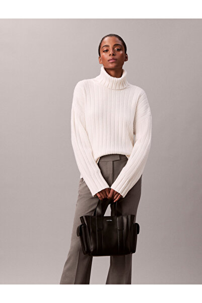 Calvin Klein Small Jacquard Logo Tote Bag